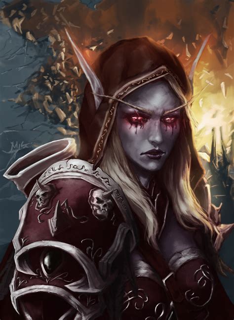 ArtStation - sylvanas, Miguel Blanco | Wow art, Personnages