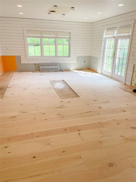 HOW WE INSTALLED OUR NEW PINE HARDWOOD FLOOR | Everyday Laura