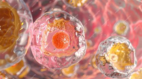 Premium Photo | Human Cell Division under a microscope