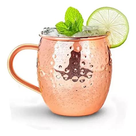 Copo Para Moscow Mule - Copo Moscow Mule 450ml - Rose Gold Elegante