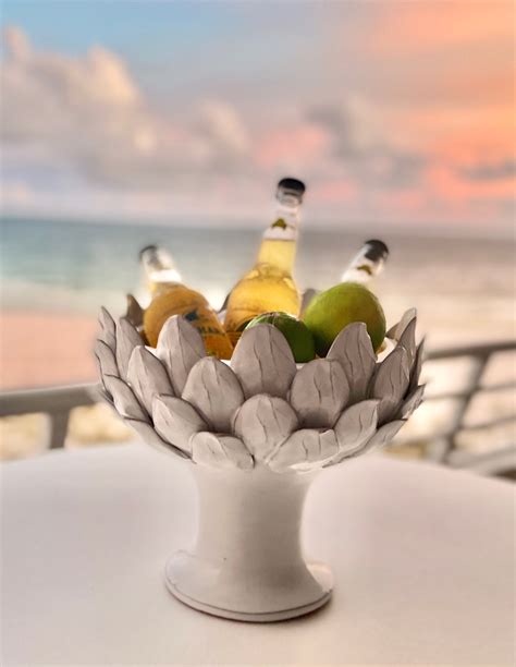 White Artichoke Footed Centerpiece, Large – Abigails