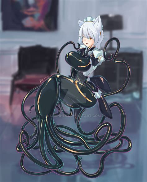 tentacle maid  shanher  deviantart