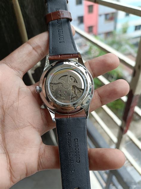 Emporio Armani Meccanico AR60008 men’s watch brown colour – The Time Series