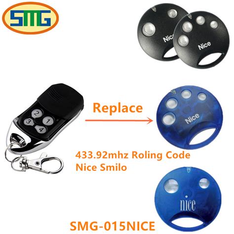 NICE SMILO SM2, SM4 Rolling Code, NICE SMILO SM2, SM4 433.92MHz