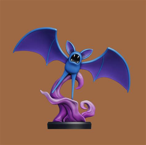 Zubat - Pokemon 3D Print Model by Wsonuchiha3D