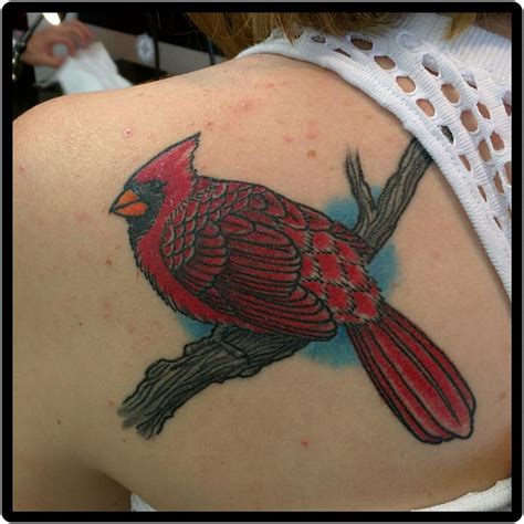 Cardinal Bird Tattoo