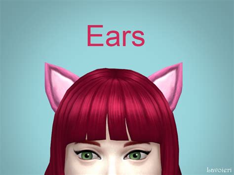 Sims 4 custom content fox ears and tail - etpbliss