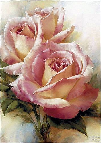 Картинки по запросу Розы В ЖИВОПИСИ | Oil painting flowers, Flower art ...
