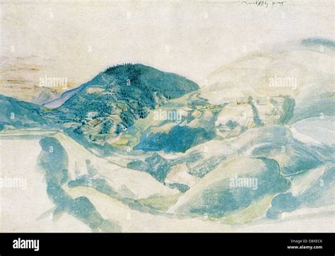 "Welsch Pirg“ or "Alpine Landscape” (1495) watercolor by Albrecht Stock ...