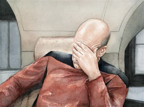 Captain Picard Tea Earl Grey Hot Star Trek Wall Art Star | Etsy
