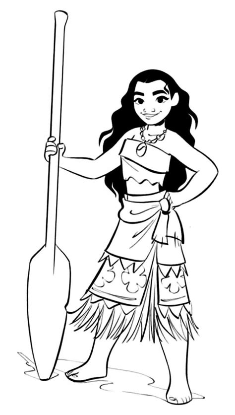 30+ Desenhos de Moana para pintar e colorir - Como fazer em casa