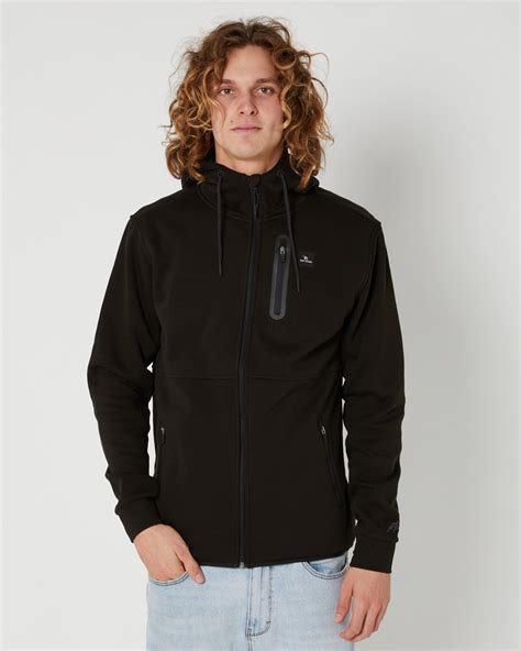 Rip Curl Anti Series Departed Zip Thr - Black | SurfStitch