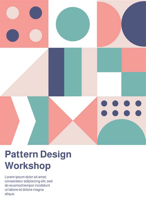 graphic pattern design workshop poster visual paradigm blog