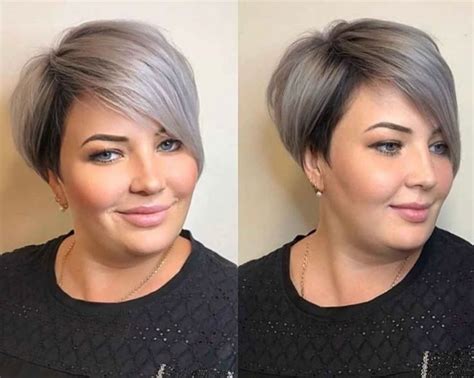 60 Best Short Hairstyles for Fat Faces and Double Chins 2023 - Plus ...