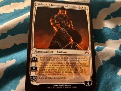 Free: Mtg Gideon champion of Justice - Trading Card Games - Listia.com Auctions for Free Stuff