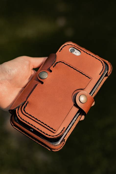 Leather Double Phone Case Dual Phone Case Case Holds Two - Etsy
