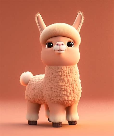 Premium Photo | Baby lama 21