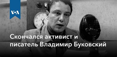 Скончался активист и писатель Владимир Буковский