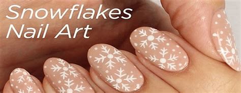 Elegant Snowflake Nail Art | Tittac