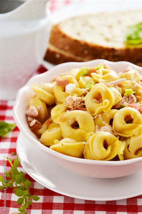 tortellini salad Stock Photo | Adobe Stock