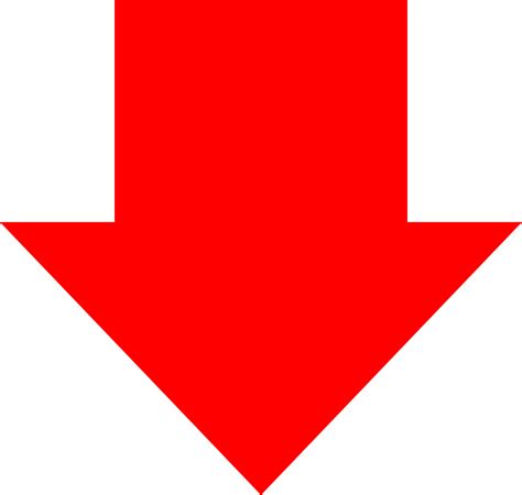 Стрелка вниз пнг на прозрачном фоне