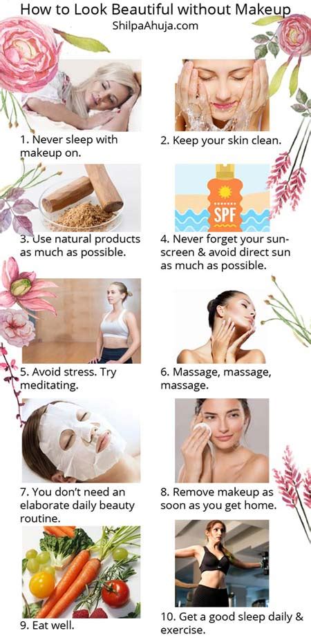 Natural Beauty Tips Without Makeup - Makeup Vidalondon