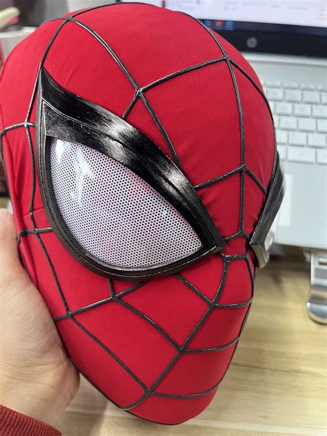 Маска Человека-паука Marvel PS4 с лицевой панелью и магнитными линзами ...