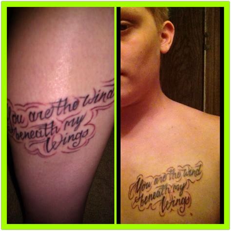 Wind Beneath My Wings Tattoo - Printable Calendars AT A GLANCE