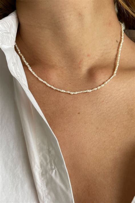 Pink pearl necklace – Artofit