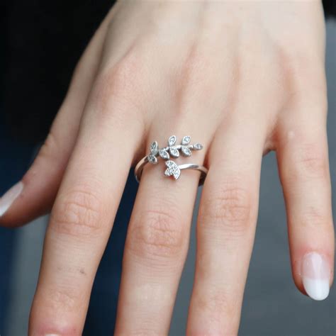 Сребърен пръстен листо "Слава" – Silenti Jewelry Jewelry