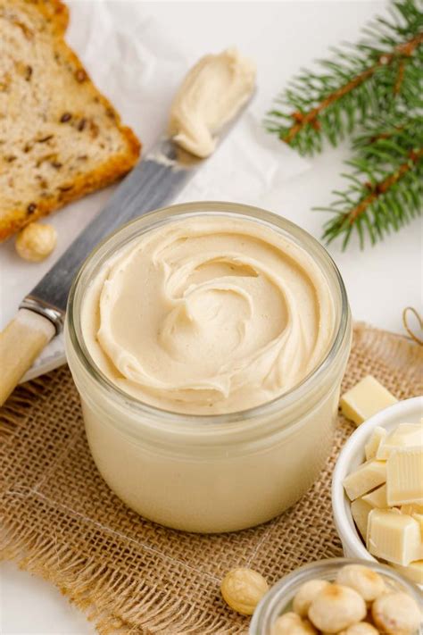 White Nutella Recipe (White Chocolate Hazelnut Spread) - Texanerin Baking