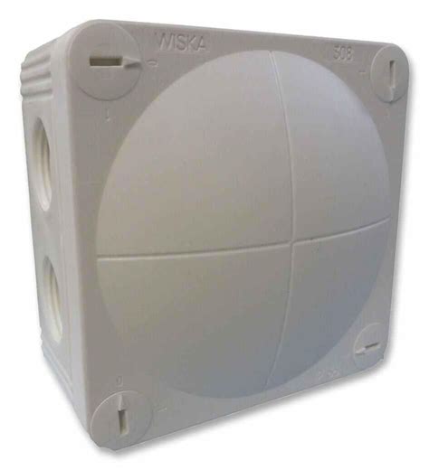 WISKA - Combi 308/5 Polypropylene IP66/67 Junction Box Grey 85 x 85 x
