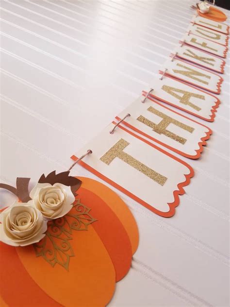 Fall Banner, Pumpkin Banner, Fall in Love, Thanksgiving Banner ...