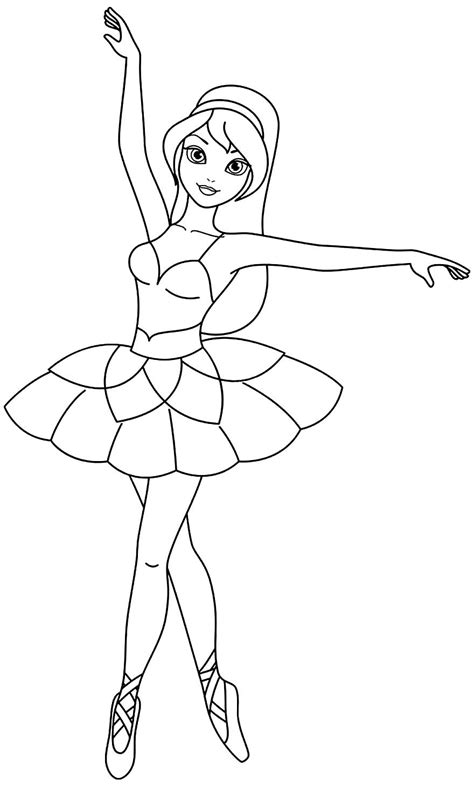 Desenho De Bailarinas Para Colorir - 8