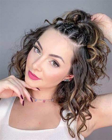 Penteado Cabelo Curto Trança