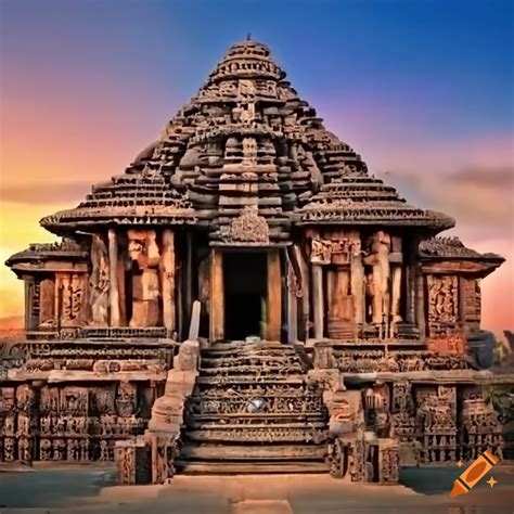 konark temple  craiyon