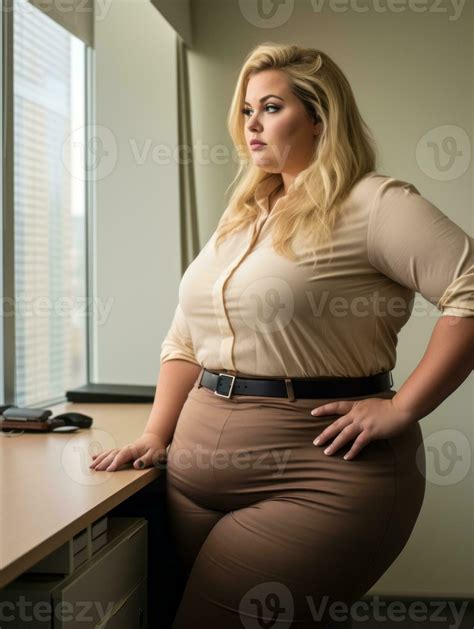 a woman with a big butt standing in front of a window generative ai