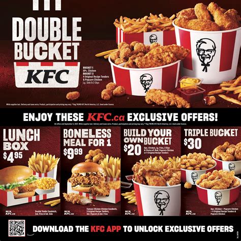 KFC Canada Coupons (ON), until September 5, 2021
