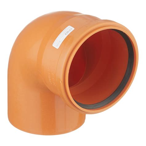 Отвод Valfex d110 мм 87,5° пластиковый для наружной канализации ...