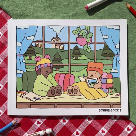 Fall-Winter Coloring Book – Bobbie Goods
