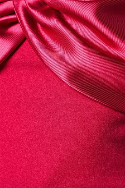 Coast Magenta Satin Sleeve Scuba Maxi Bridesmaid Dress | PLT