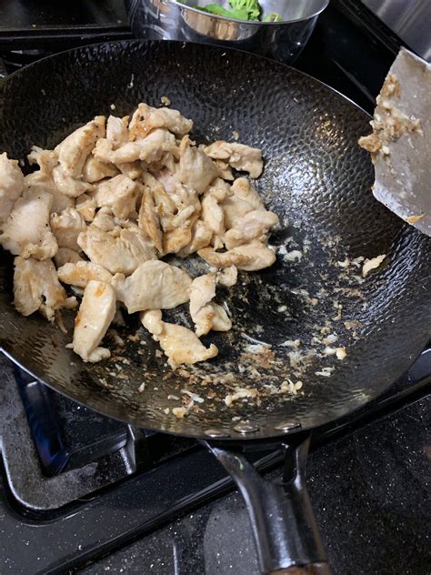 Why does chicken always stick to my wok? : r/Cooking