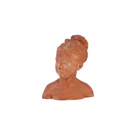 Busto bambina in terracotta | Terrecotte Cestenoli