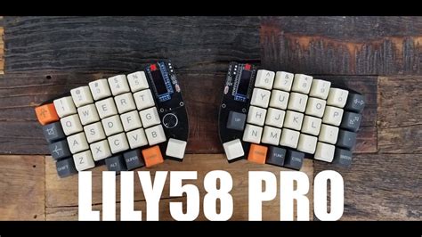Lily58 Pro split Keyboard Assembly - YouTube