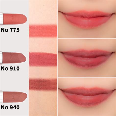 Свотчи новых губных помад Guerlain Rouge G Luxury Velvet Lipstick Fall ...