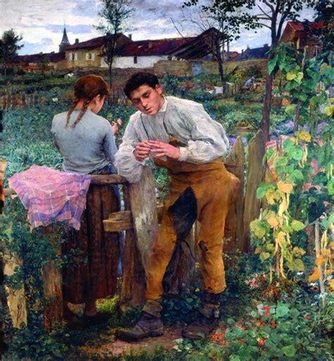 Ж. Бастьен-Лепаж. Деревенская любовь.1882 - - www.Museum.ru