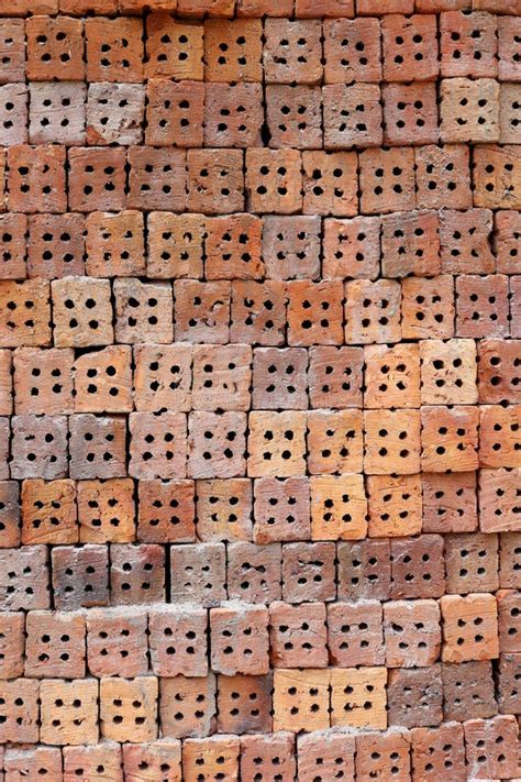 stack  clay bricks texture background stock image image  grungy