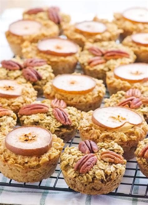 Baked Oatmeal Muffins - iFOODreal - Healthy Family Recipes
