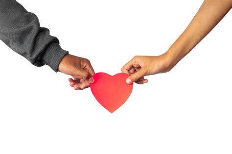 hands holding heart couple holding red love shape  png