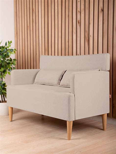 Диван Monofix Dv-kiys-1 122x69x57 см велюр цвет бежевый ️ купить по ...